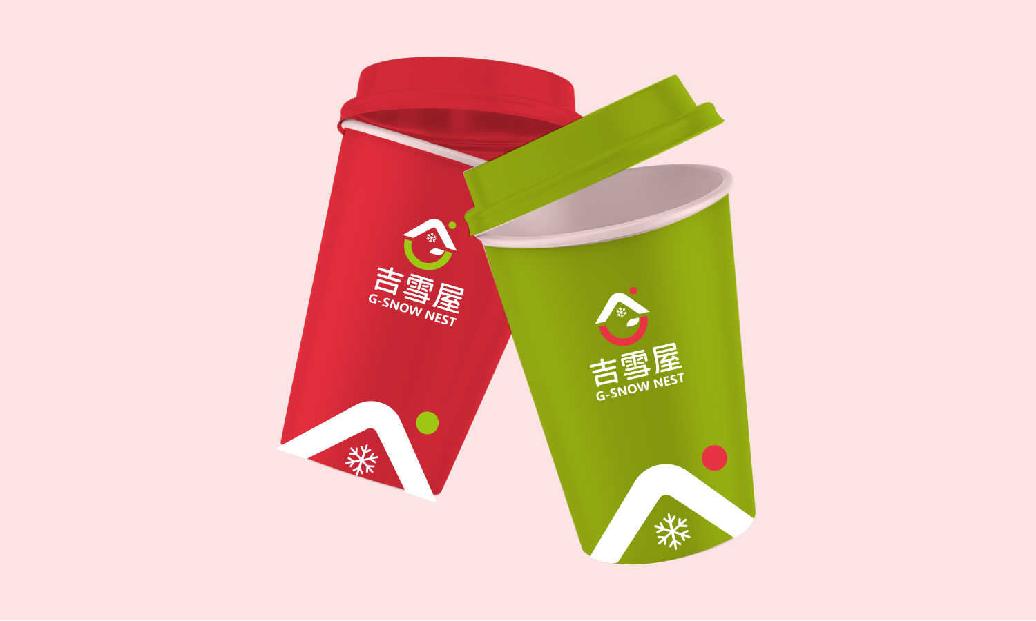 吉雪屋冷凍食品便利店零售品牌命名設(shè)計(jì)-logo,vi